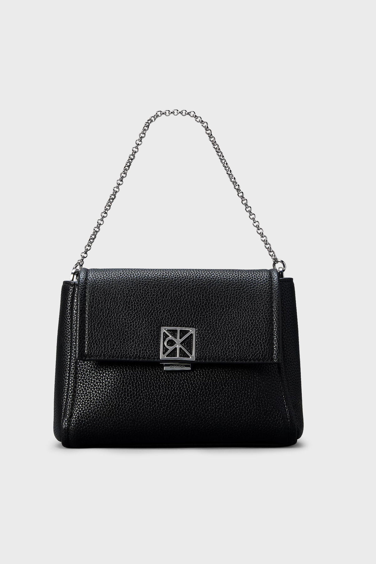 Calvin Klein Logolu Çıkarılabilir Askılı  LV04F3511GUB1 Kadın Çanta LV04F3511G UB1 SİYAH