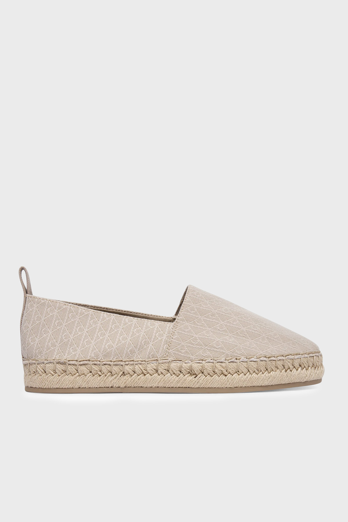 Calvin Klein Logolu  Ayakkabı Kadın Espadril HW0HW02933 A04 BEJ