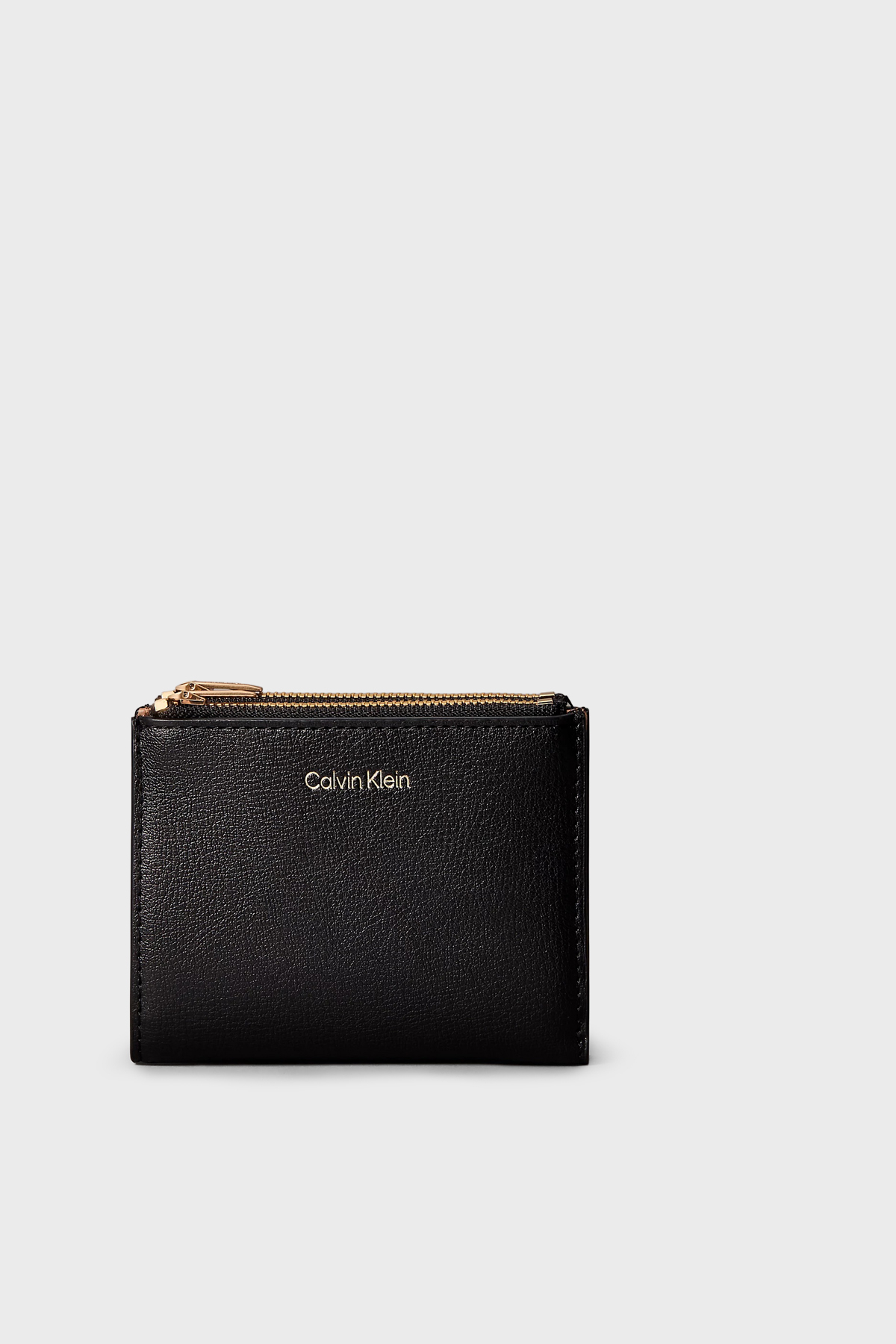 Calvin Klein Logolu Fermuarlı  LV04F1135G332 Kadın Cüzdan LV04F1135G 332 SİYAH