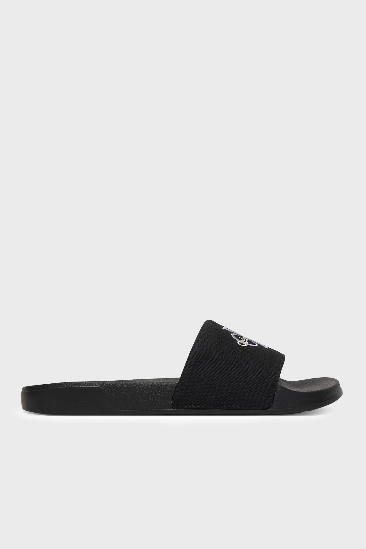 Calvin Klein Logolu  HW0HW0295806U Kadın Terlik HW0HW02958 06U SİYAH