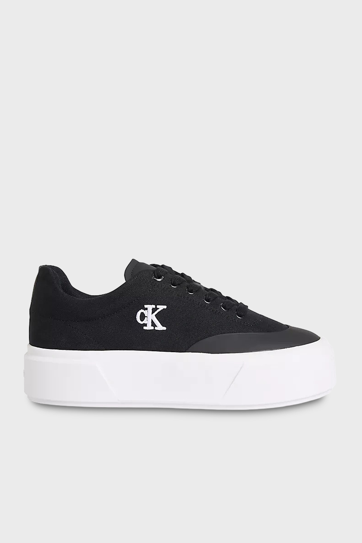 Calvin Klein Logolu Kalın Tabanlı  HW0HW02989BEH Kadın Ayakkabı HW0HW02989 BEH SİYAH
