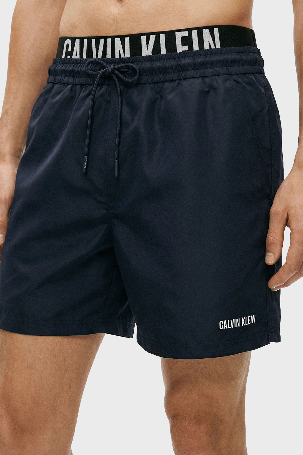 Calvin Klein Logolu  LV00N610150PP Erkek Mayo Short LV00N61015 0PP LACİVERT