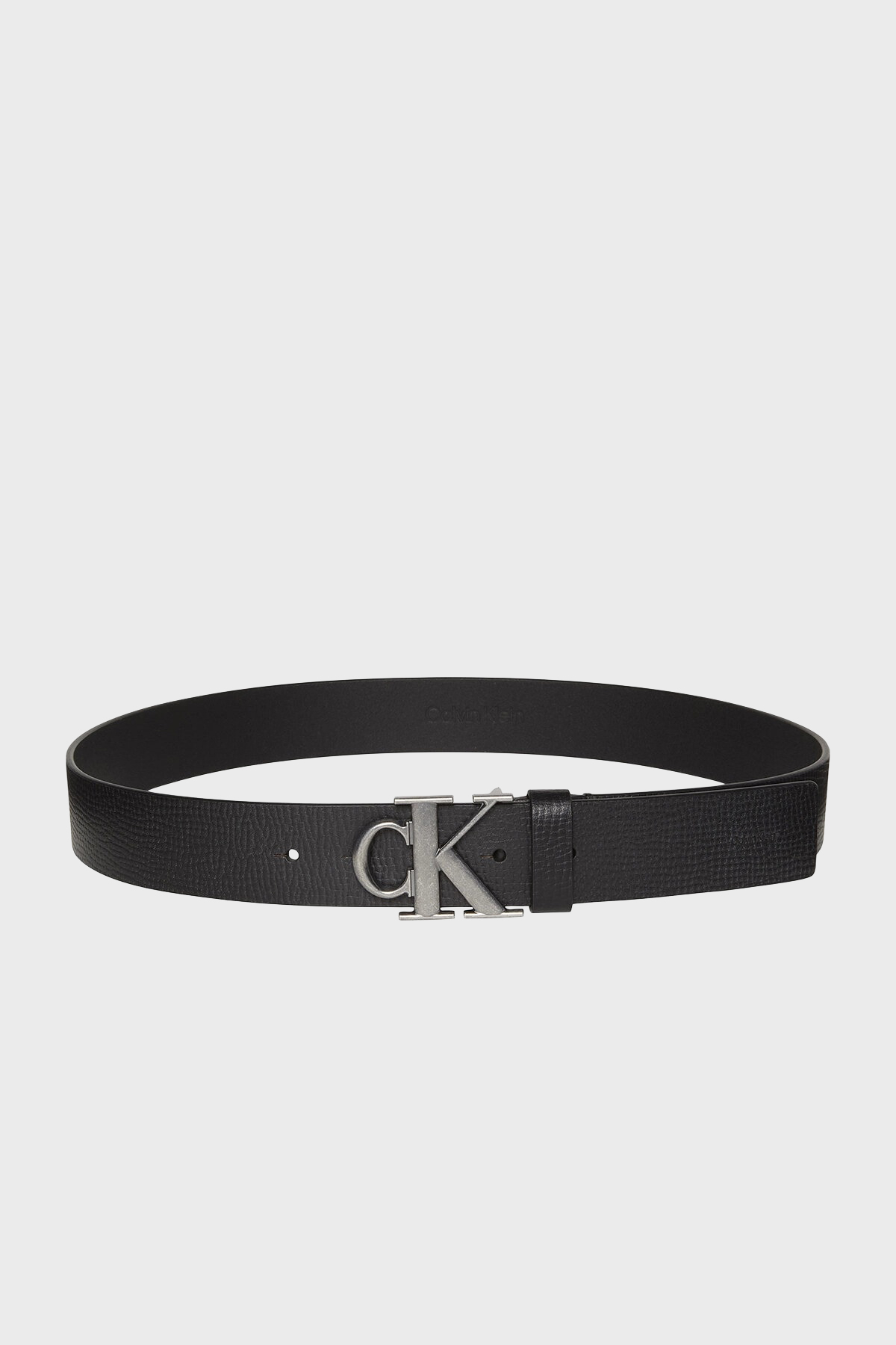 Calvin Klein Logolu  LV04D7085GV8L Erkek Kemer LV04D7085G V8L SİYAH