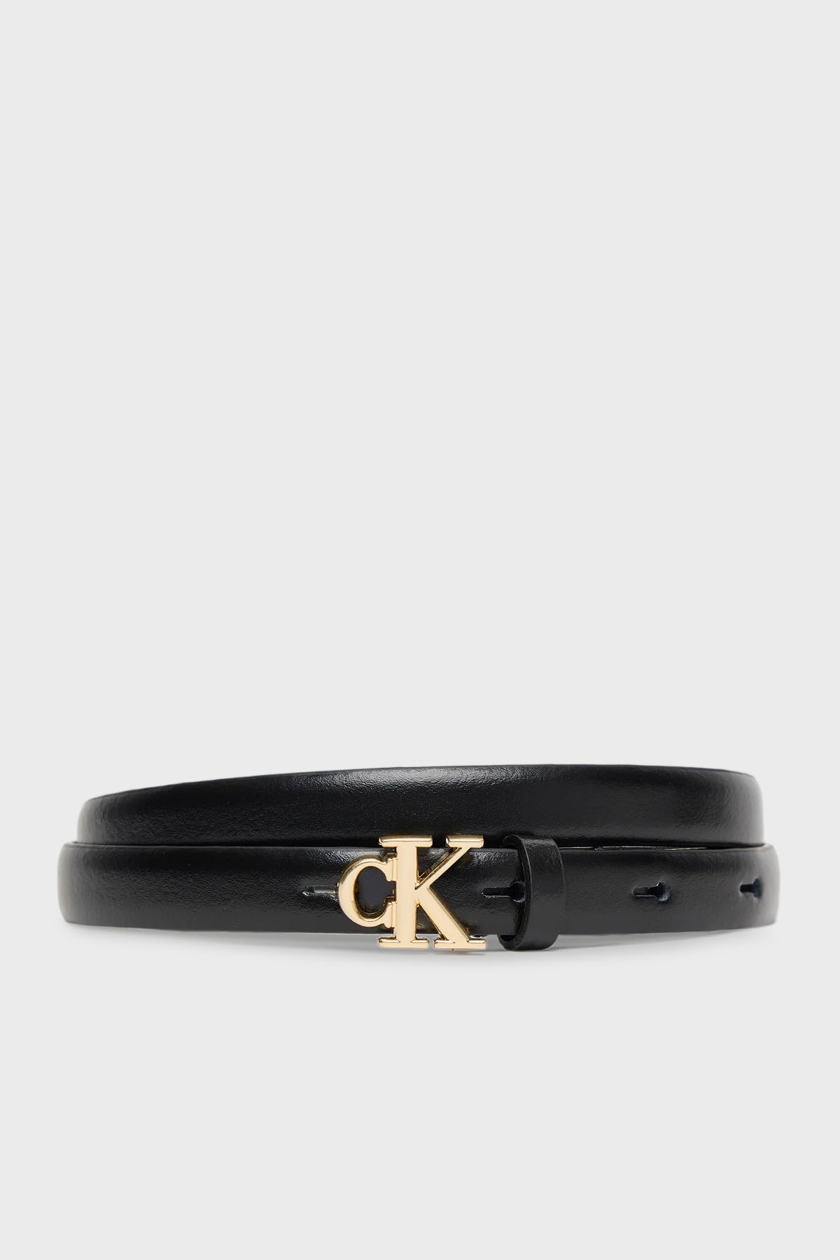 Calvin Klein Logolu  LV04F7055GYIH Kadın Kemer LV04F7055G YIH SİYAH