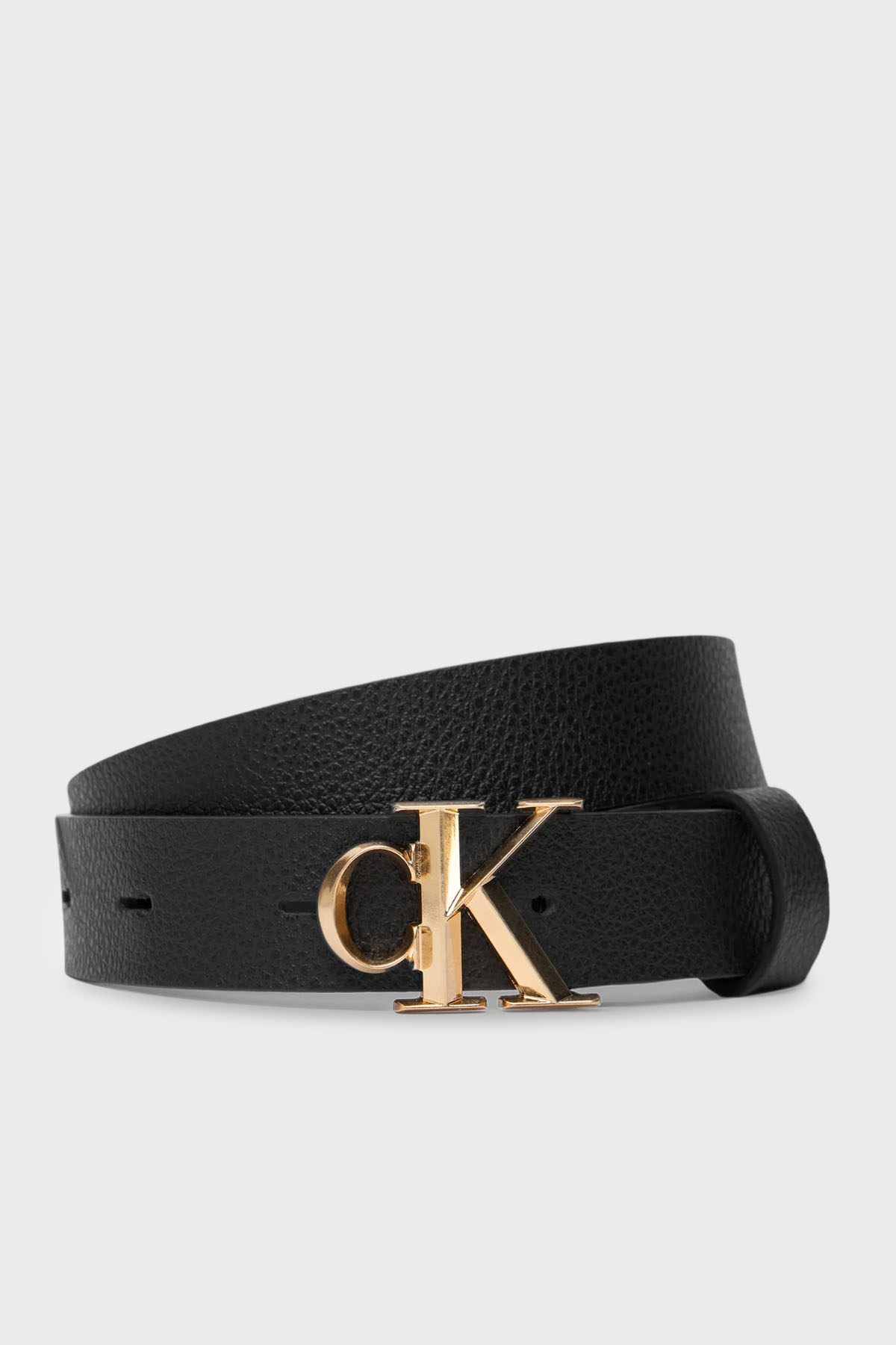 Calvin Klein Logolu  LV04F7060GYIH Kadın Kemer LV04F7060G YIH SİYAH