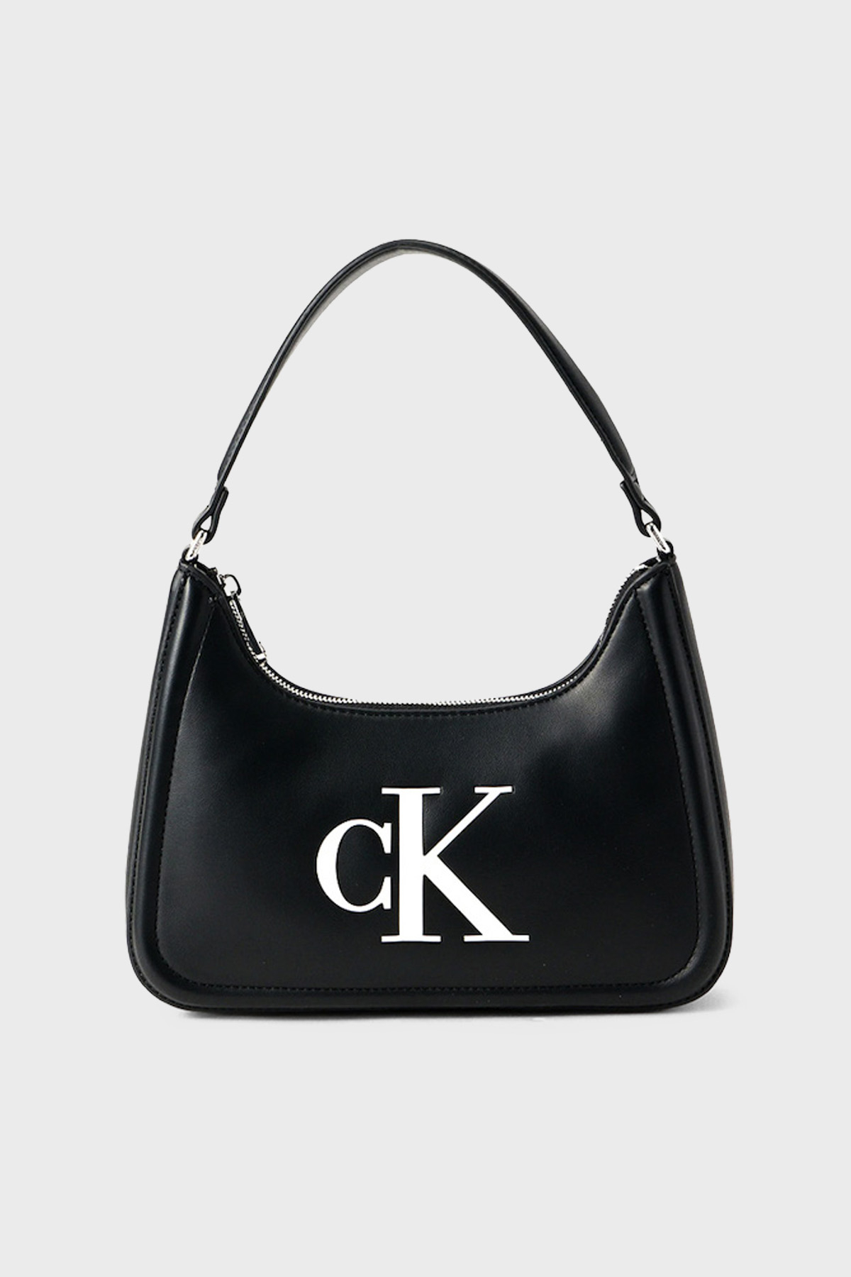 Calvin Klein Logolu Omuz Askılı  LV04F3230G3L2 Kadın Çanta LV04F3230G 3L2 SİYAH