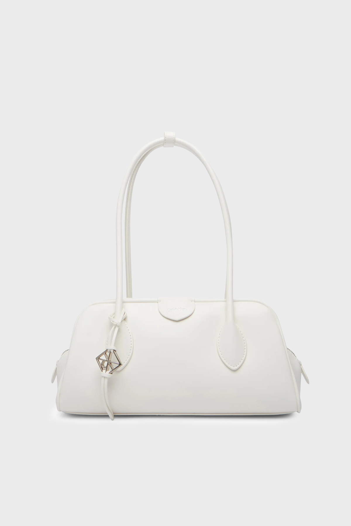 Calvin Klein Logolu Sabit Askılı  LV04F3369G4LX Kadın Çanta LV04F3369G 4LX BEYAZ