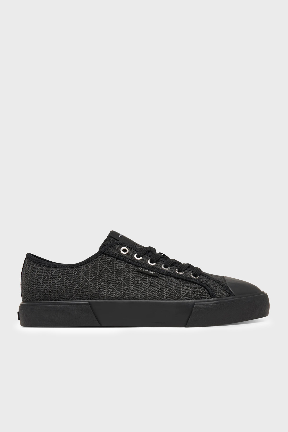Calvin Klein Logolu Sneaker Erkek Ayakkabı HM0HM02122 0GT SİYAH