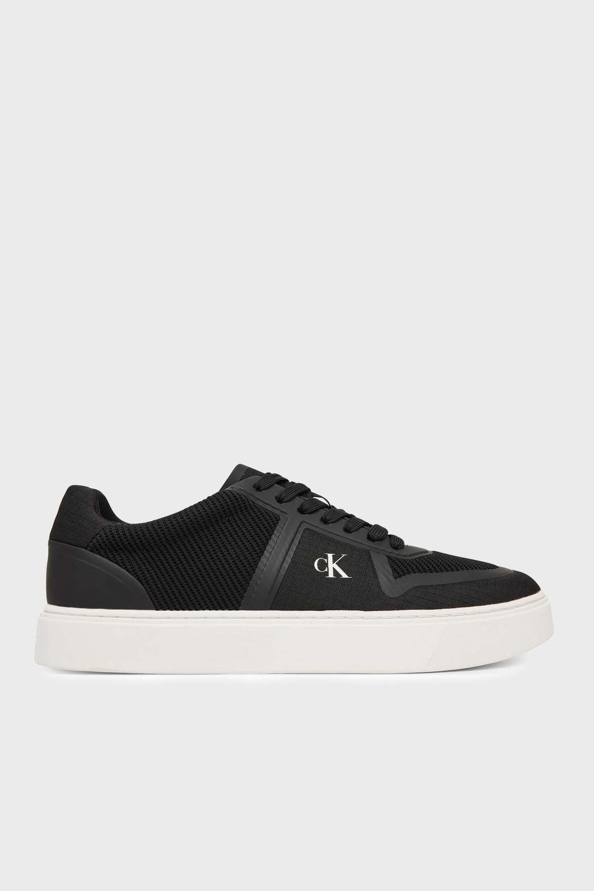 Calvin Klein Logolu Sneaker  HM0HM02130BEH Erkek Ayakkabı HM0HM02130 BEH SİYAH