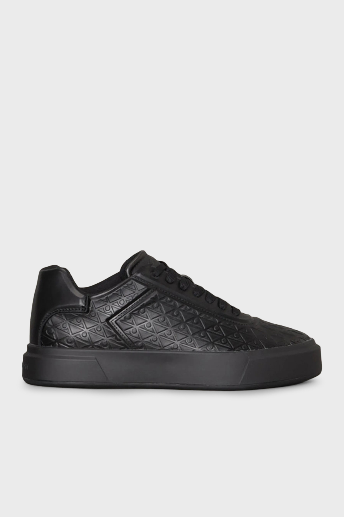 Calvin Klein Logolu Sneaker  HM0HM021320GT Erkek Ayakkabı HM0HM02132 0GT SİYAH