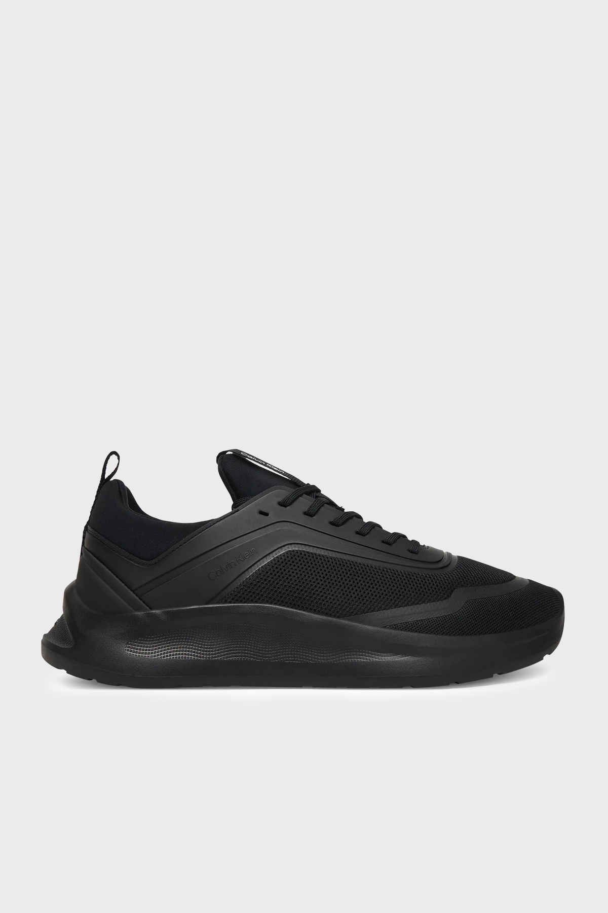 Calvin Klein Logolu Sneaker  HM0HM02164BEH Erkek Ayakkabı HM0HM02164 BEH SİYAH