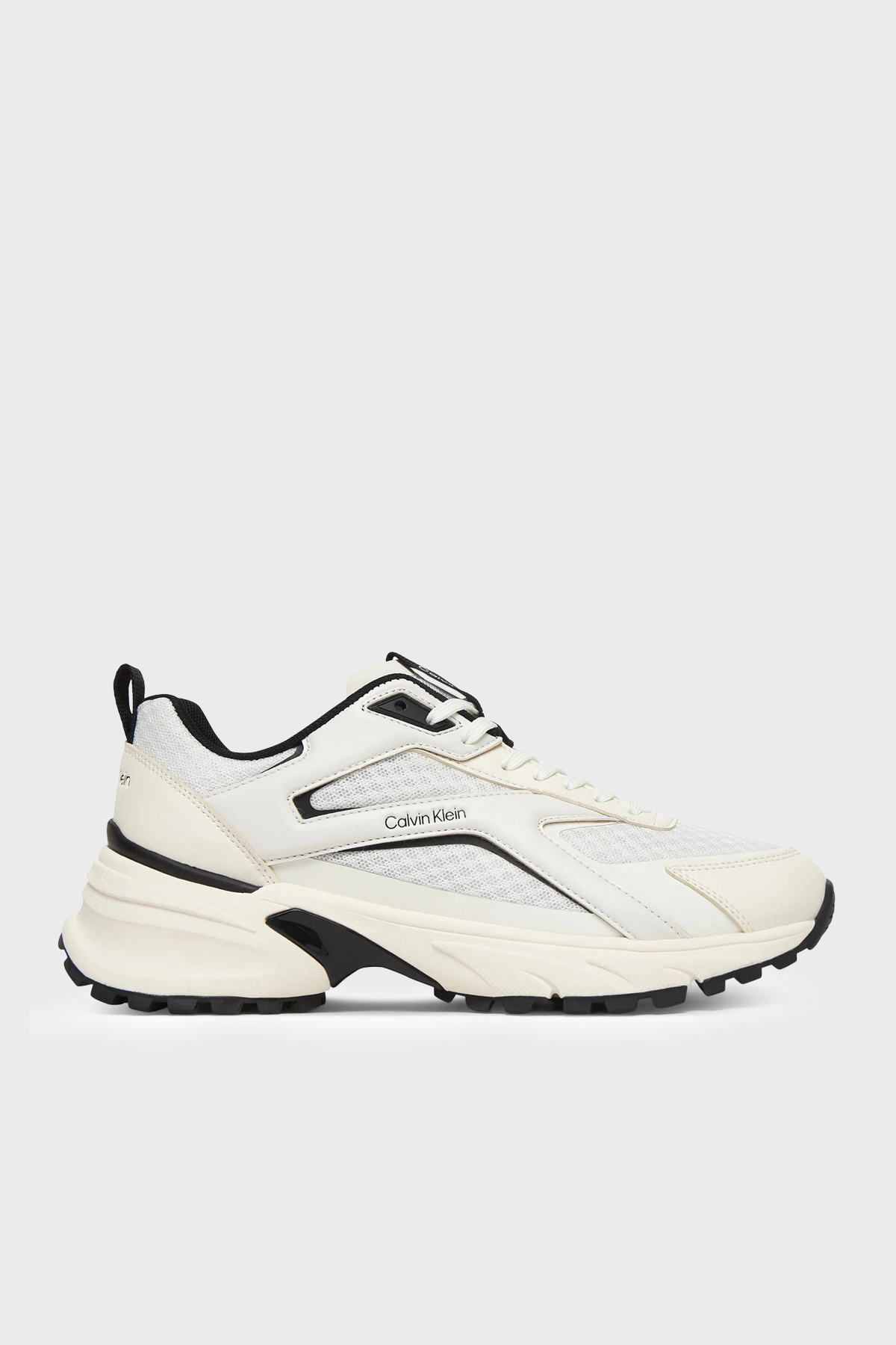 Calvin Klein Logolu Sneaker  HW0HW0300201W Kadın Ayakkabı HW0HW03002 01W BEYAZ
