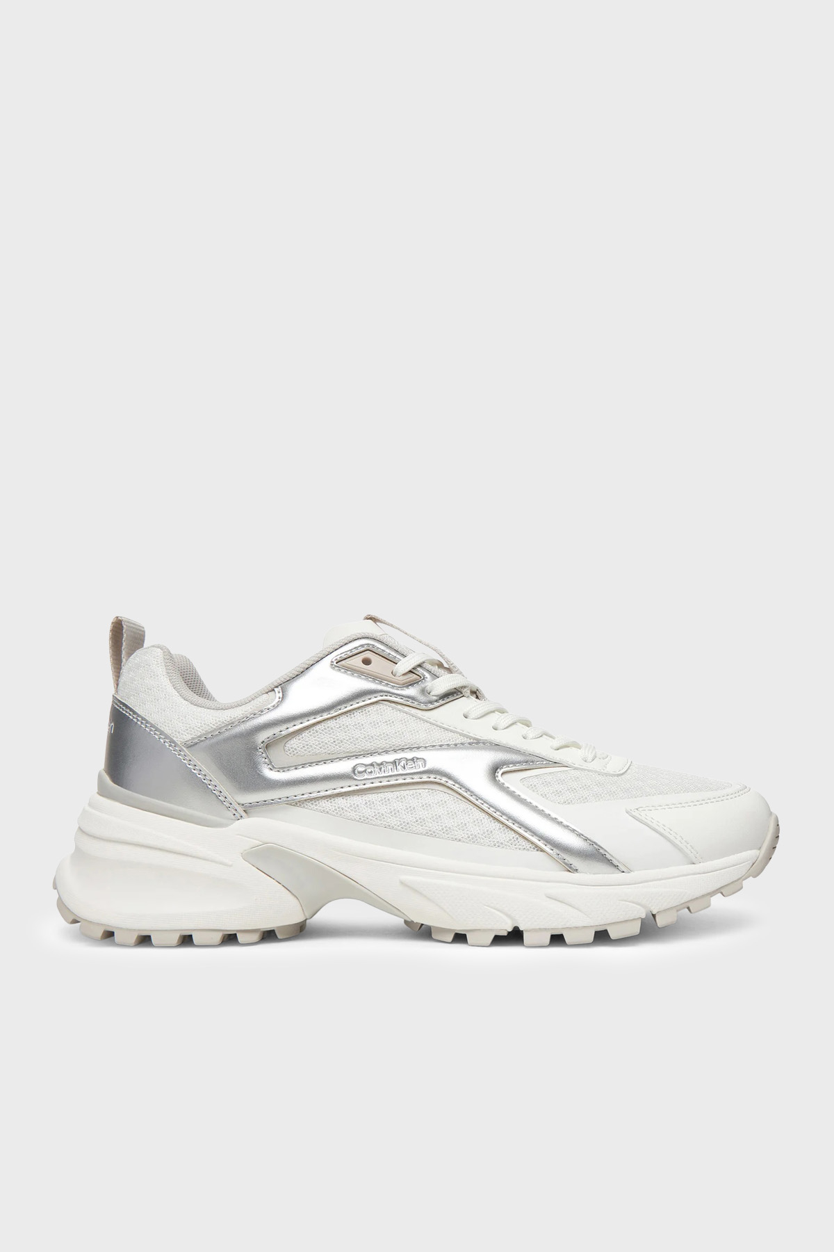 Calvin Klein Logolu Sneaker  HW0HW0314005Y Kadın Ayakkabı HW0HW03140 05Y BEYAZ