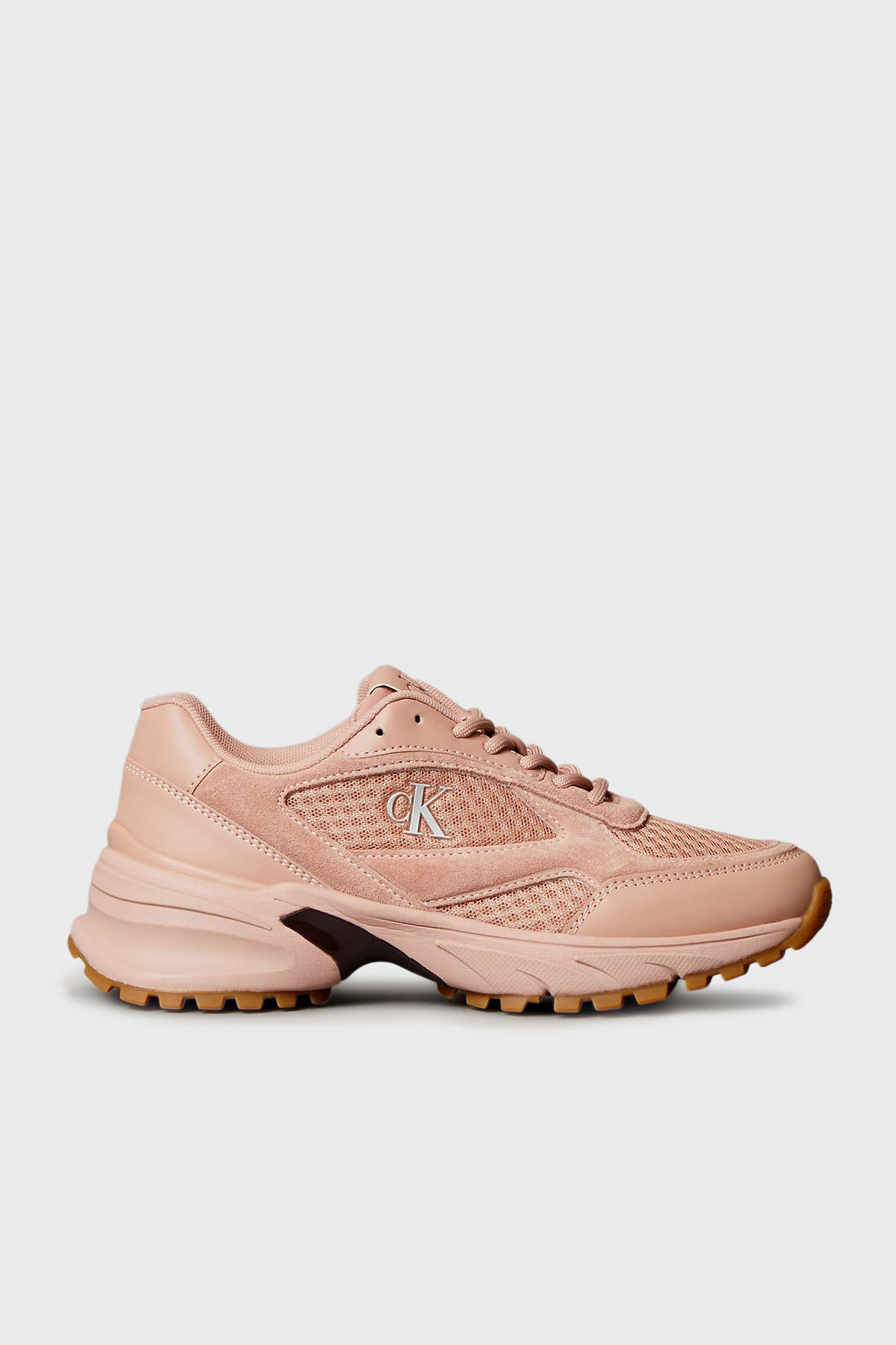 Calvin Klein Logolu Sneaker  YW0YW019940K0 Kadın Ayakkabı YW0YW01994 0K0 PUDRA