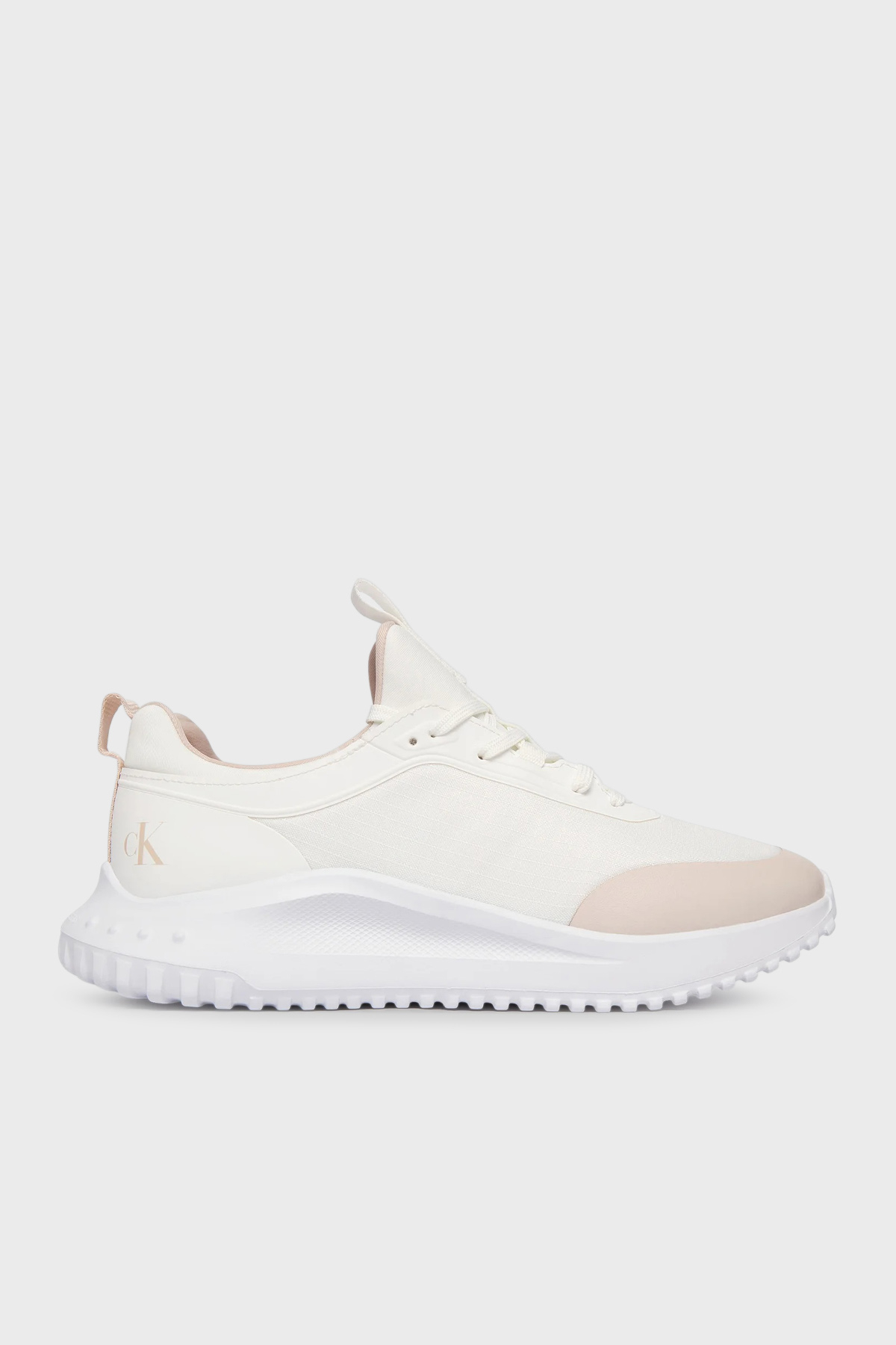 Calvin Klein Logolu Sneaker  YW0YW020640I8 Kadın Ayakkabı YW0YW02064 0I8 BEYAZ