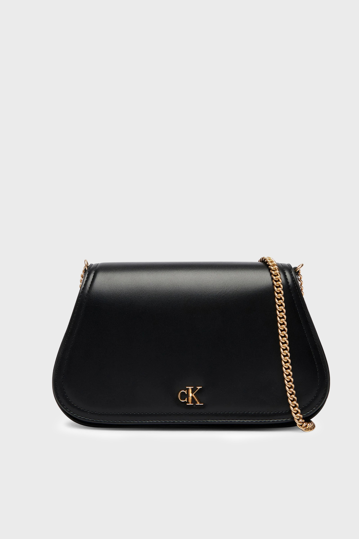 Calvin Klein Logolu Zincir Askılı  LV04F1153GUB1 Kadın Çanta LV04F1153G UB1 SİYAH