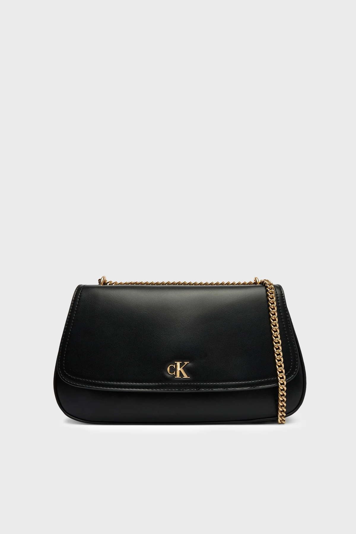 Calvin Klein Logolu Zincir Askılı  LV04F3171GUB1 Kadın Çanta LV04F3171G UB1 SİYAH