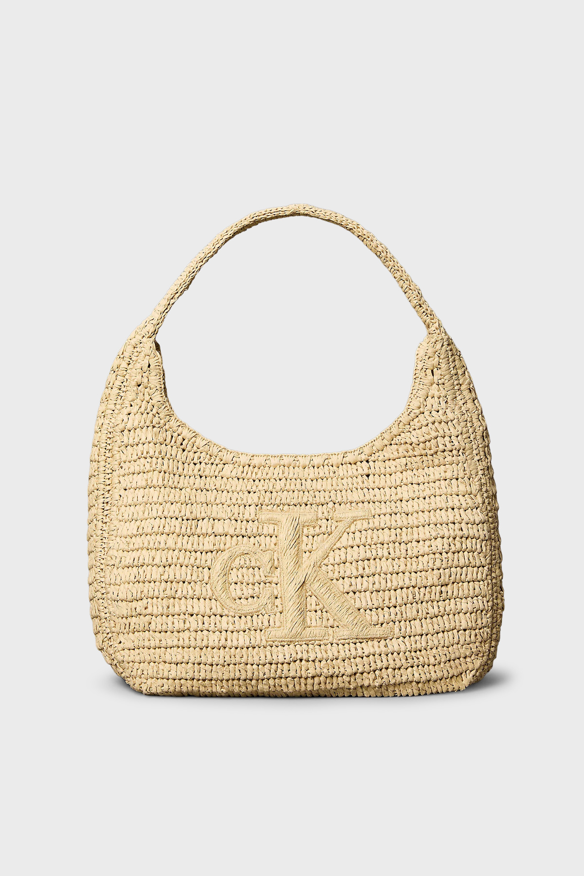 Calvin Klein Omuz Askılı El Örgüsü Large  LV04F3448G0EI Bayan Çanta LV04F3448G 0EI BEJ