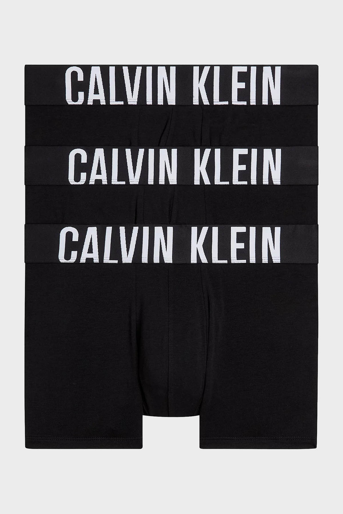Calvin Klein Pamuklu Esnek 3 Pack  000NB3608AUB1 Erkek Boxer 000NB3608A UB1 SİYAH