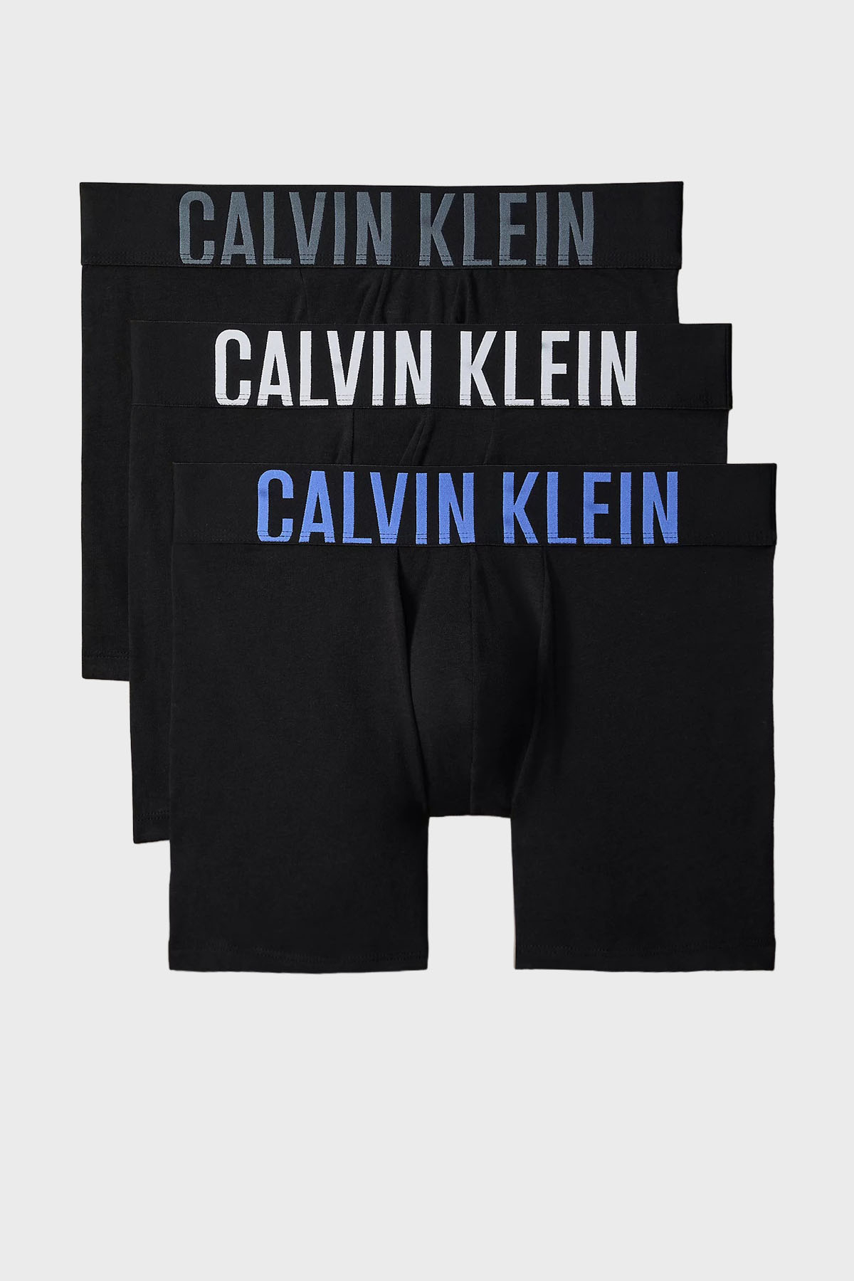 Calvin Klein Pamuklu Logolu 3 Pack  000NB3609AZDM Erkek Boxer 000NB3609A ZDM Siyah-Siyah-Siyah