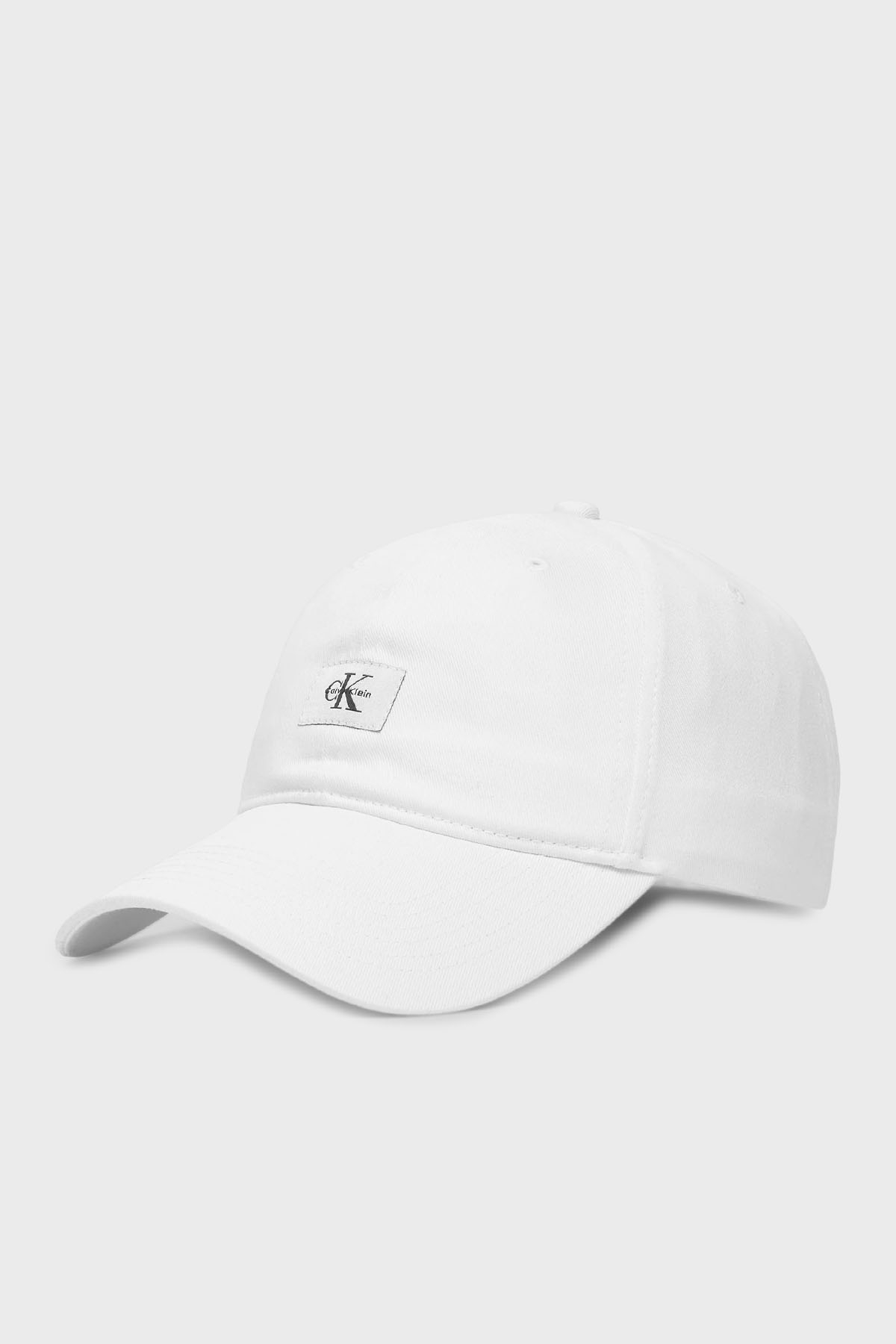 Calvin Klein Pamuklu Logolu  LV04D5077GYAF Erkek Şapka LV04D5077G YAF EKRU