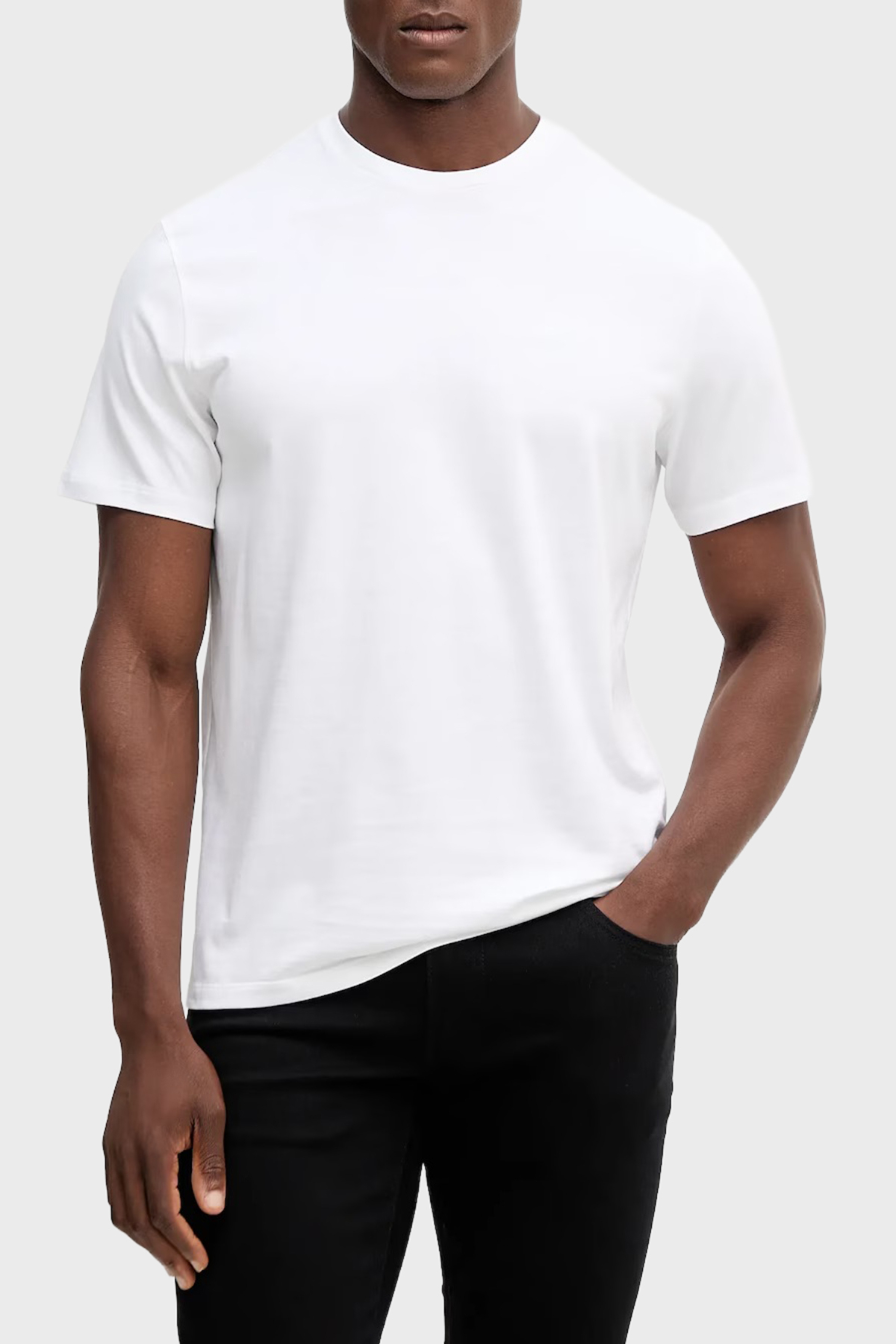 Calvin Klein Pamuklu Regular Fit Bisiklet Yaka 2 Pack  LV04RD001G3GE Erkek T Shirt LV04RD001G 3GE SİYAH-BEYAZ