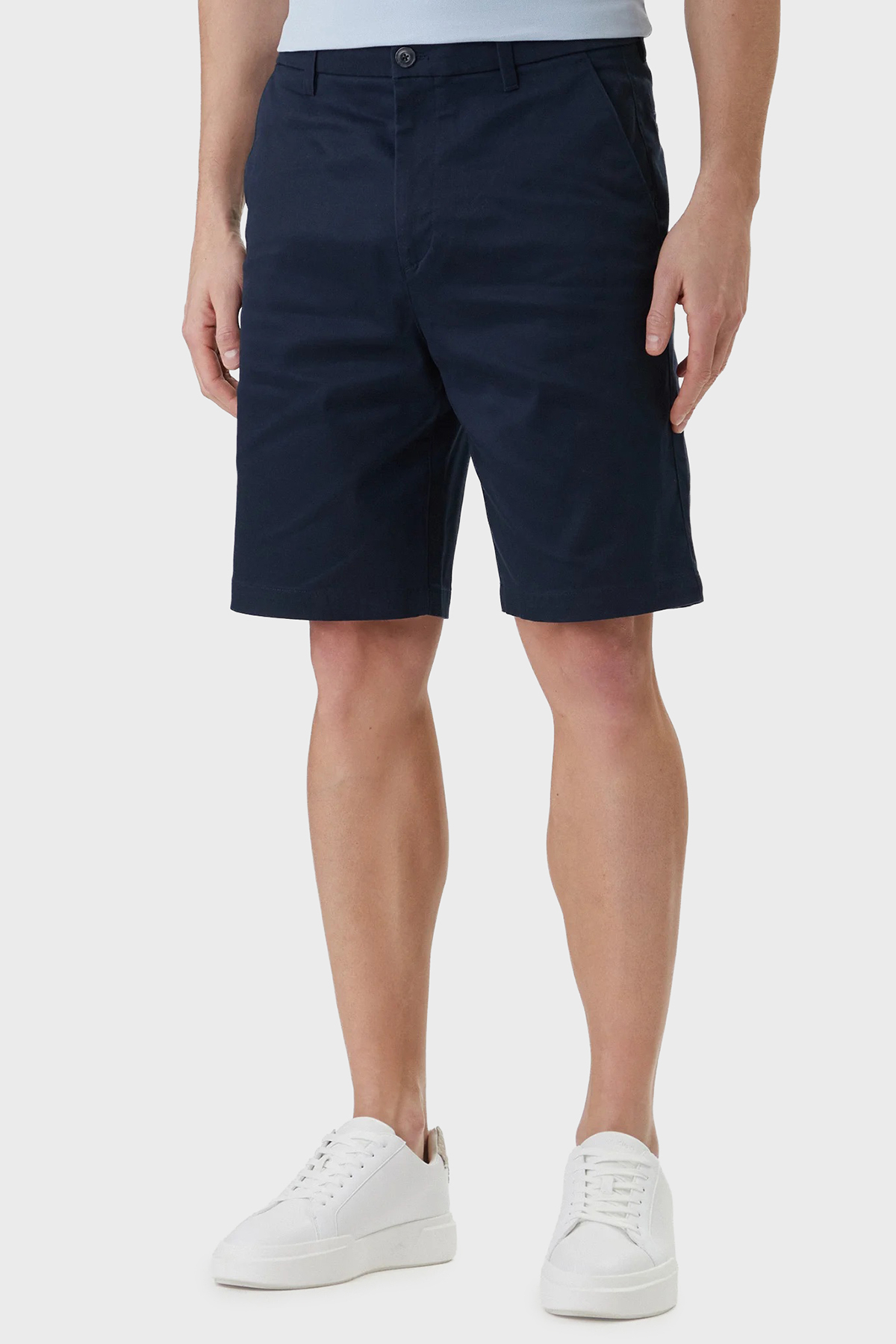Calvin Klein Pamuklu Regular Fit Normal Bel Chino  LV04LB600GCEF Erkek Şort LV04LB600G CEF LACİVERT
