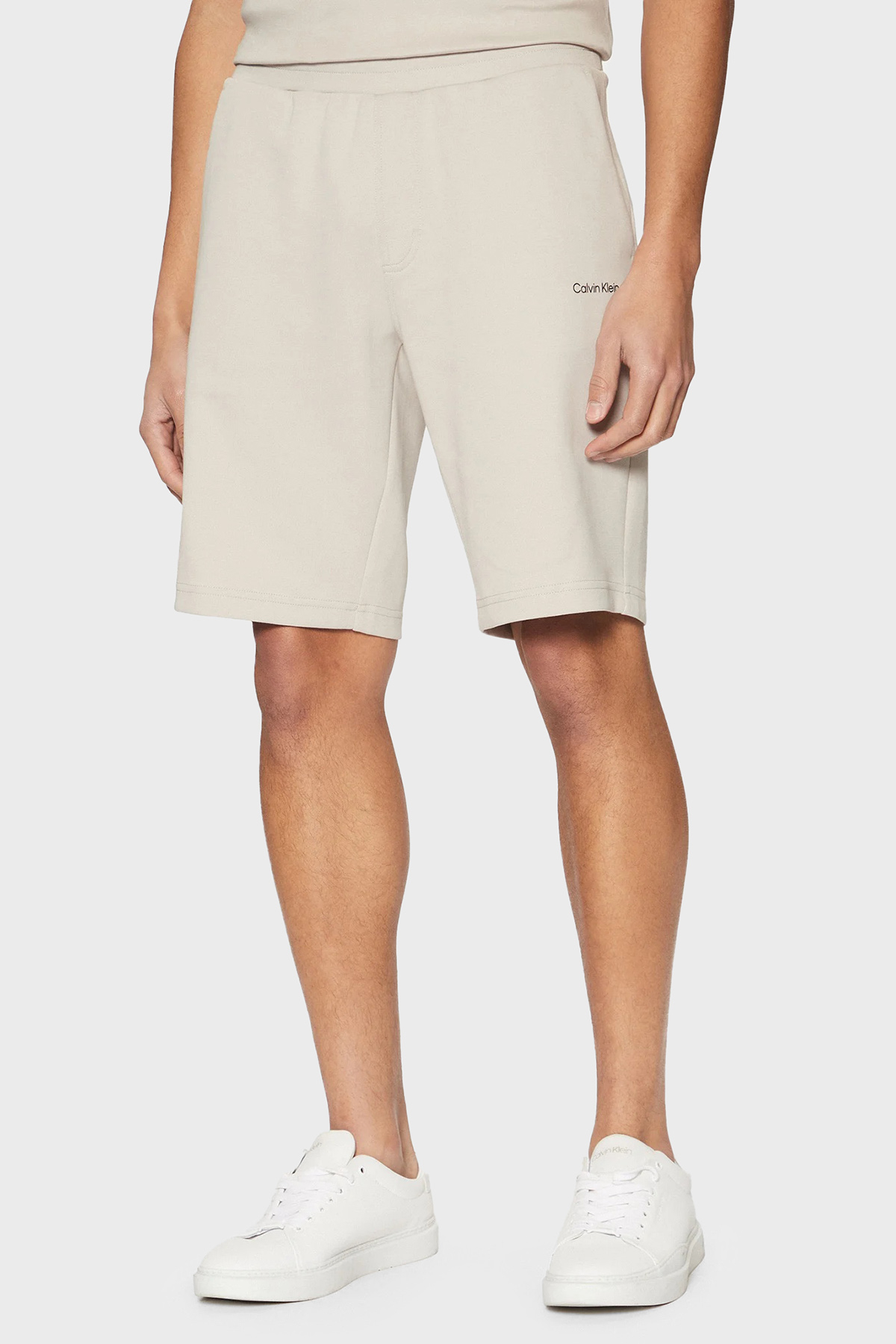Calvin Klein Pamuklu Regular Fit Normal Bel  K10K111208PBQ Erkek Short K10K111208 PBQ AÇIK GRİ