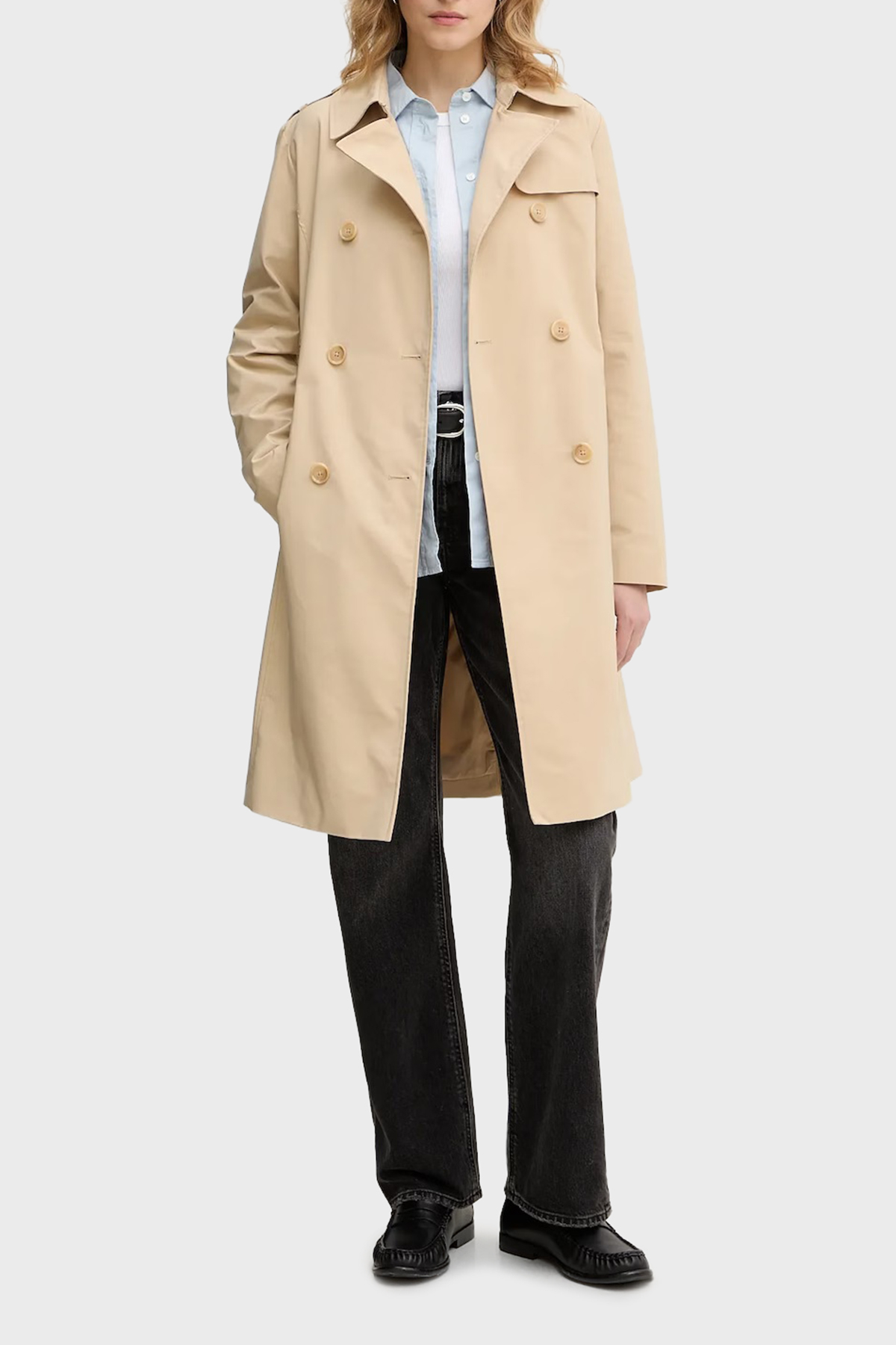 Calvin Klein Pamuklu Relaxed Fit Normal Bel Düz Paça Jean LV047E905G7KL Kadın Kot Pantolon LV047E905G 7KL SİYAH