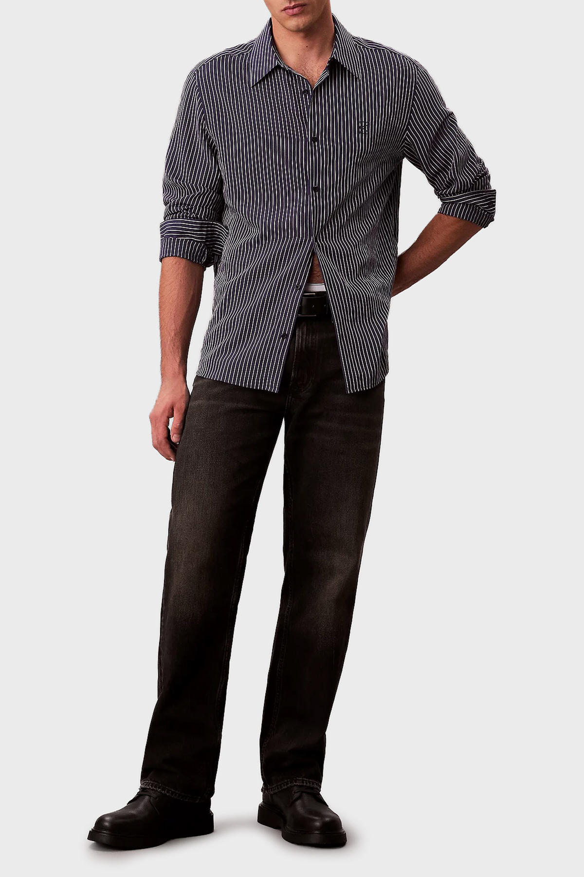Calvin Klein Pamuklu Straight Fit Normal Bel Düz Paça Jeans LV04RD724G01G Erkek Kot Pantolon LV04RD724G 01G KAHVE