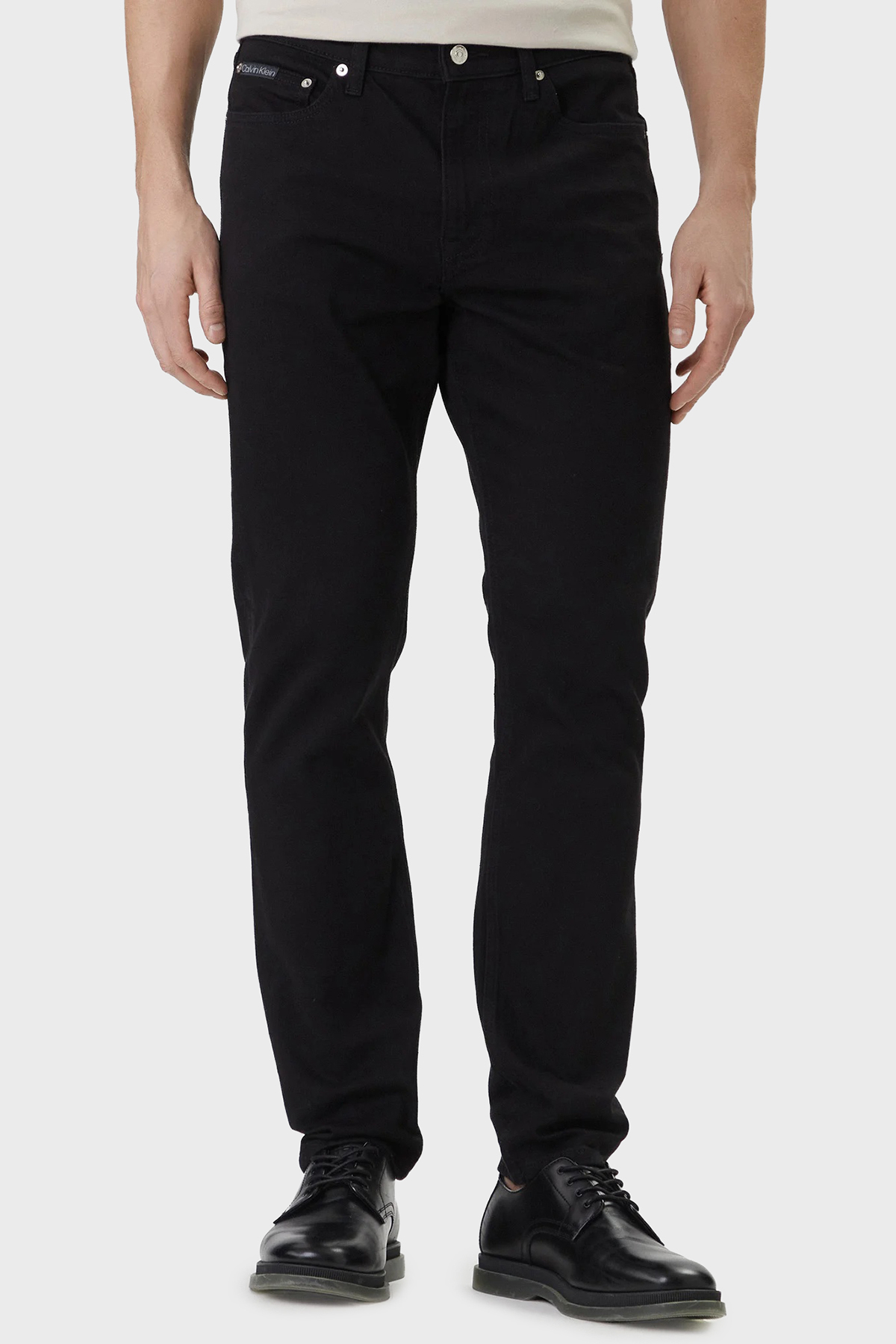 Calvin Klein Pamuklu Straight Fit Normal Jeans  LV04RF740GJW4 Erkek Kot Pantolon LV04RF740G JW4 SİYAH