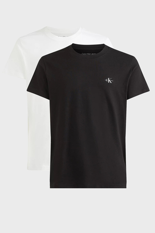 Calvin Klein Regular Fit Bisiklet Yaka Organik Pamuklu 2 Pack Erkek T Shirt J30J320199 BEH SİYAH - Calvin Klein