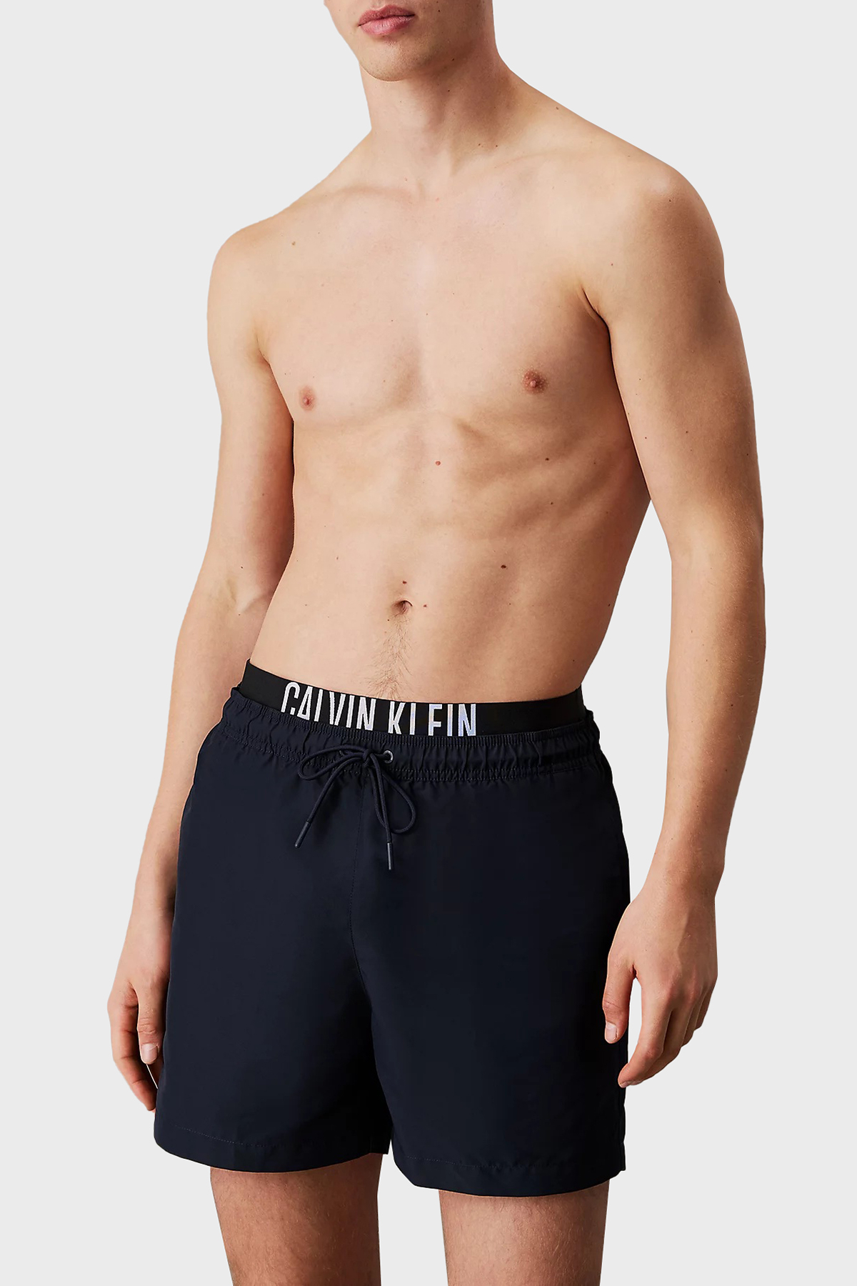 Calvin Klein Regular Fit Logolu  KM0KM01093CEF Erkek Mayo Short KM0KM01093 CEF LACİVERT