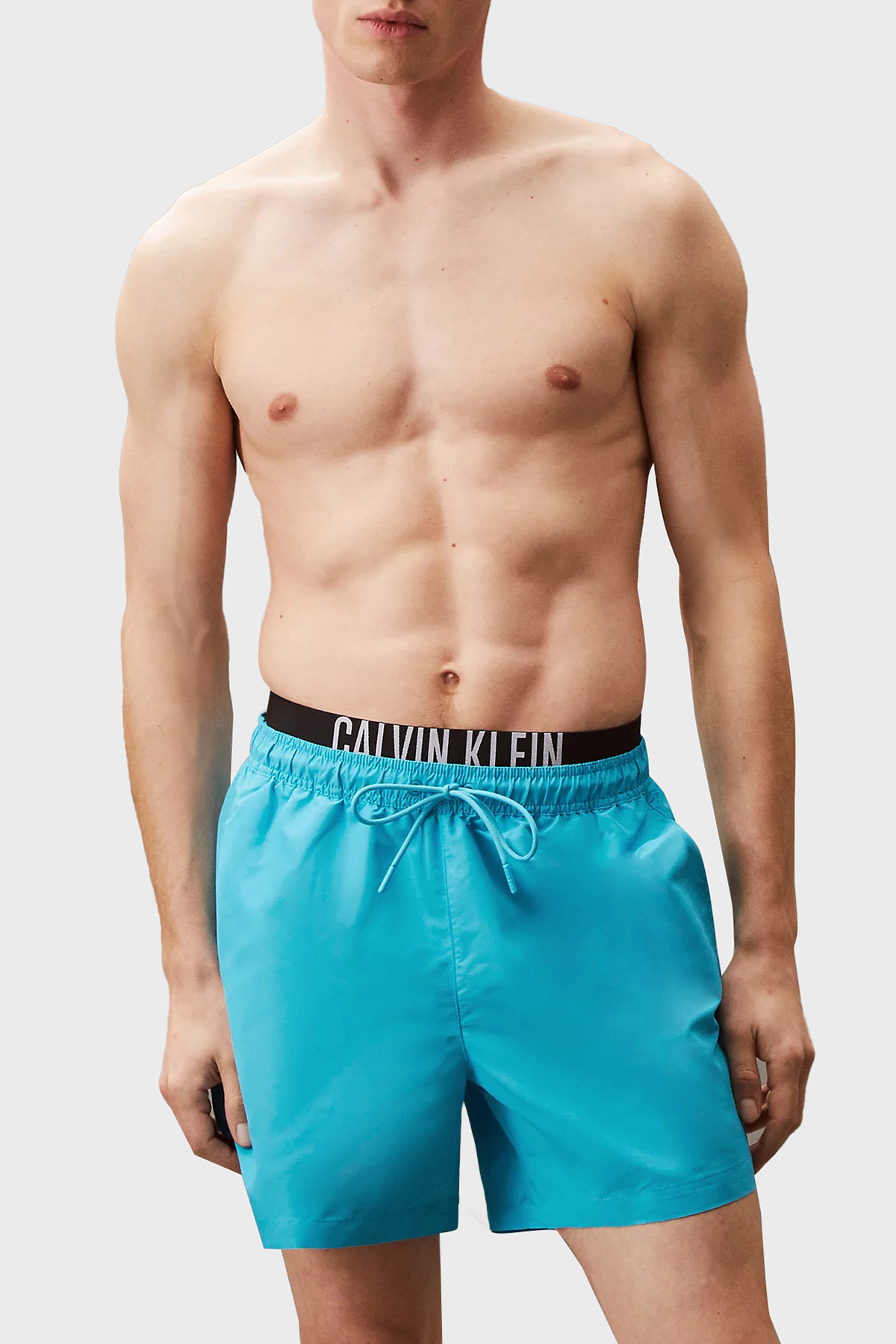 Calvin Klein Regular Fit Logolu  KM0KM01093CVJ Erkek Mayo Short KM0KM01093 CVJ MAVİ