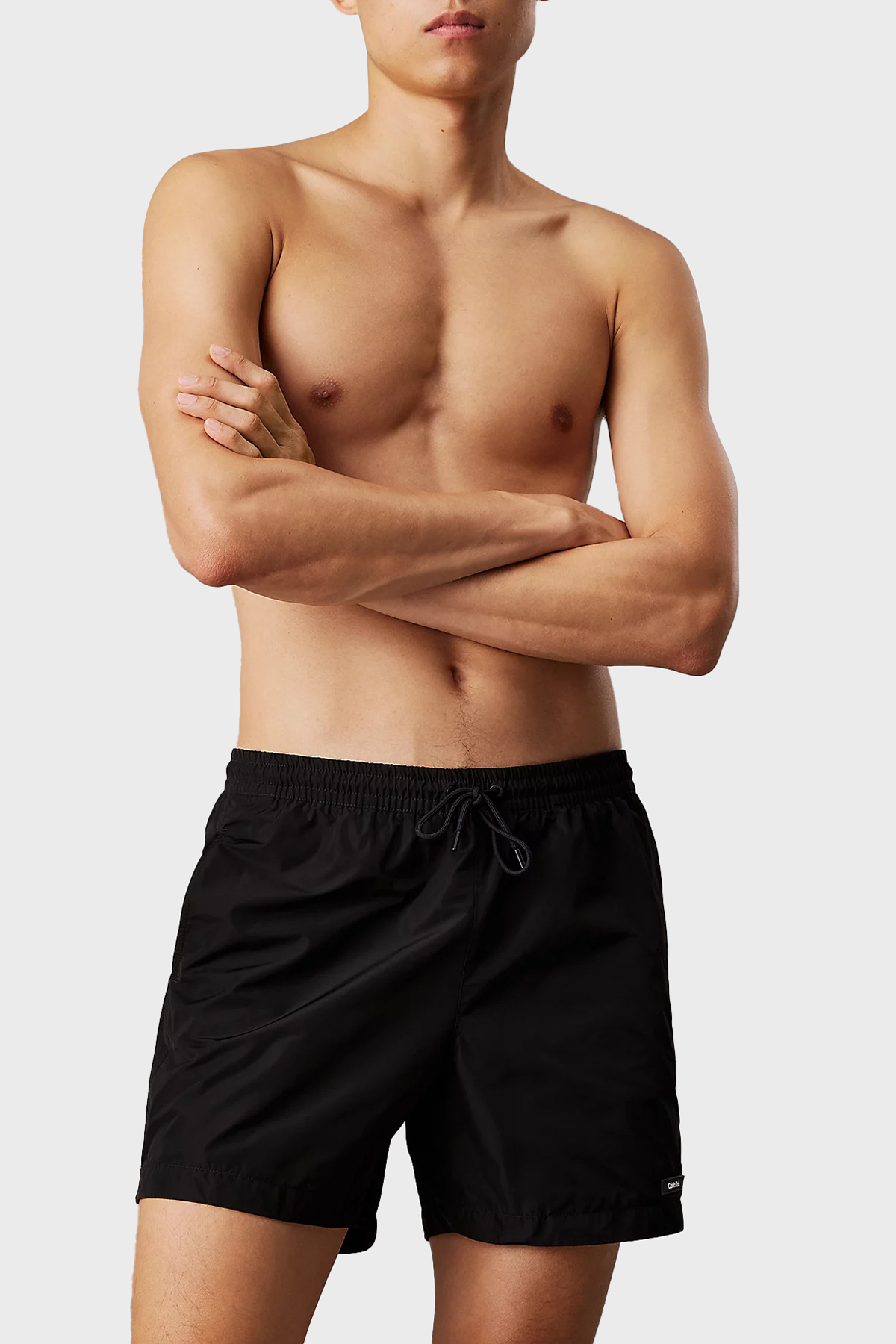 Calvin Klein Regular Fit Normal Bel Hızlı Kuruyan  KM0KM01111BEH Erkek Mayo Short KM0KM01111 BEH SİYAH