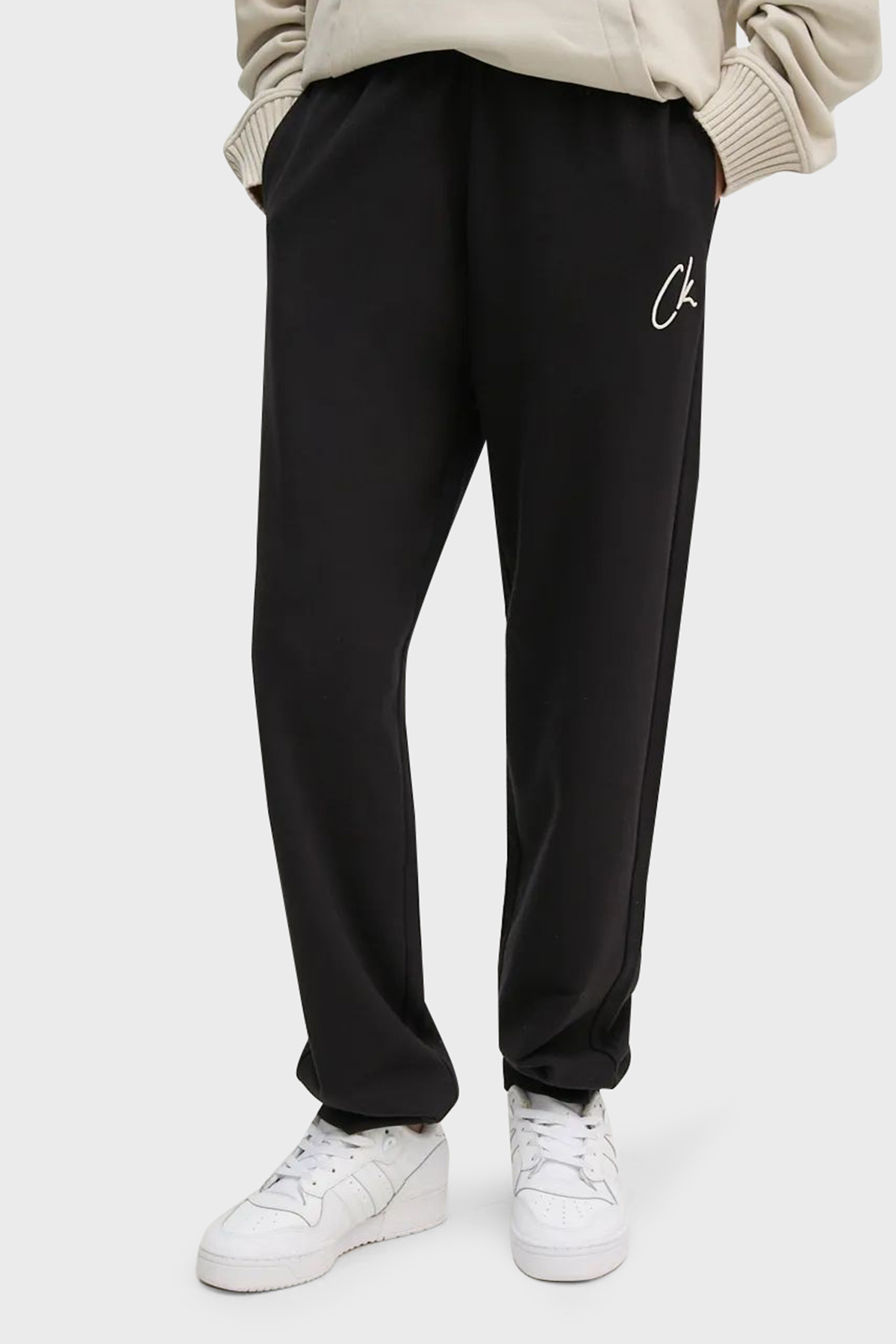 Calvin Klein Regular Fit Pamuklu Spor  J20J224441BEH Kadın Pantolon J20J224441 BEH SİYAH