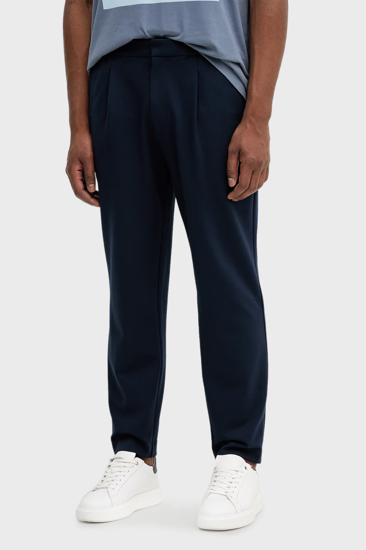 Calvin Klein Slim Fit Normal Bel Düz Paça  LV04LE613GCEF Erkek Pantolon LV04LE613G CEF LACİVERT