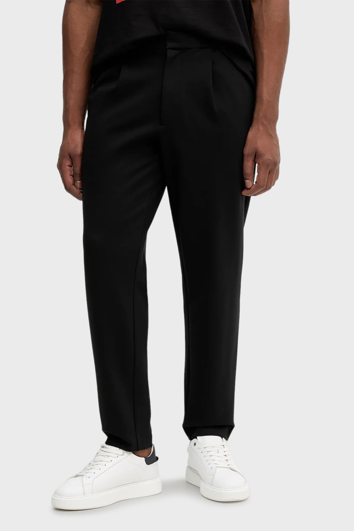Calvin Klein Slim Fit Normal Bel Düz Paça  LV04LE613GUB1 Erkek Pantolon LV04LE613G UB1 SİYAH