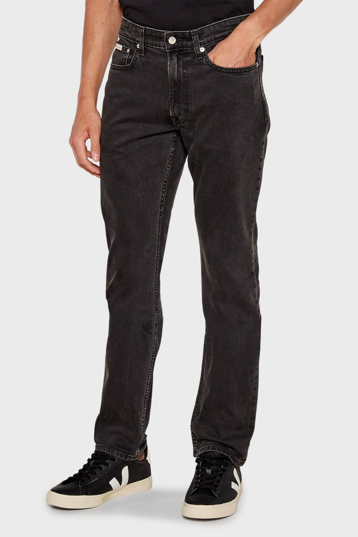 Calvin Klein Slim Fit Pamuklu Normal Bel Jeans LV04RB738G846 Erkek Kot Pantolon LV04RB738G 846 SİYAH