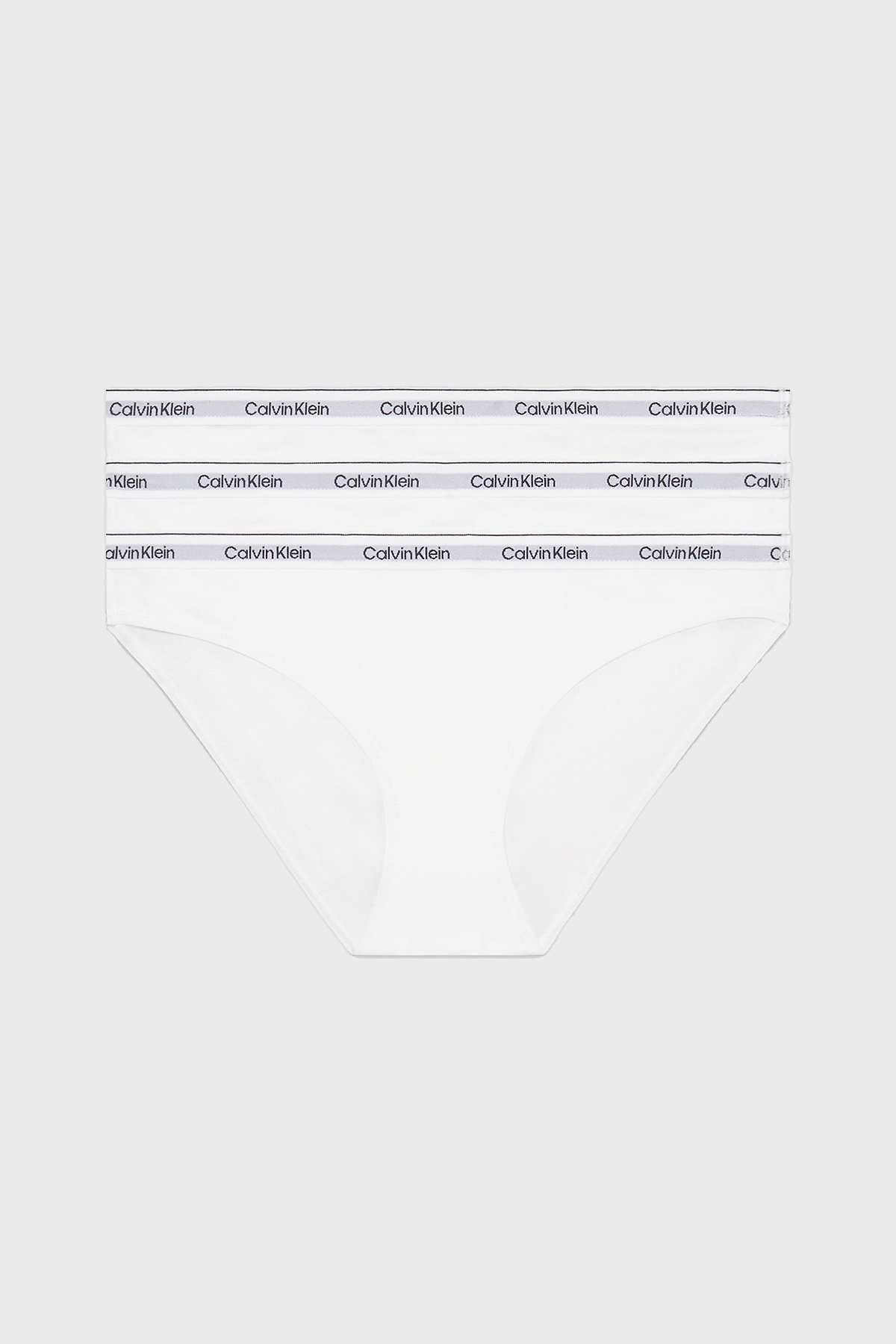 Calvin Klein Streç Pamuklu Düşük Bel 3 Pack  000QD5207E100 Kadın Külot 000QD5207E 100 BEYAZ