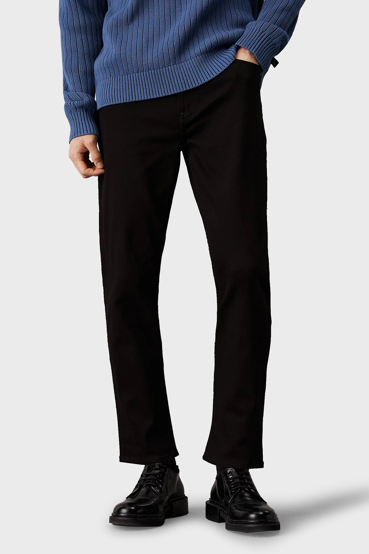 Calvin Klein Streç Pamuklu Normal Bel Daralan Paça Dad Jeans J30J3259941BY Erkek Kot Pantolon J30J325994 1BY SİYAH