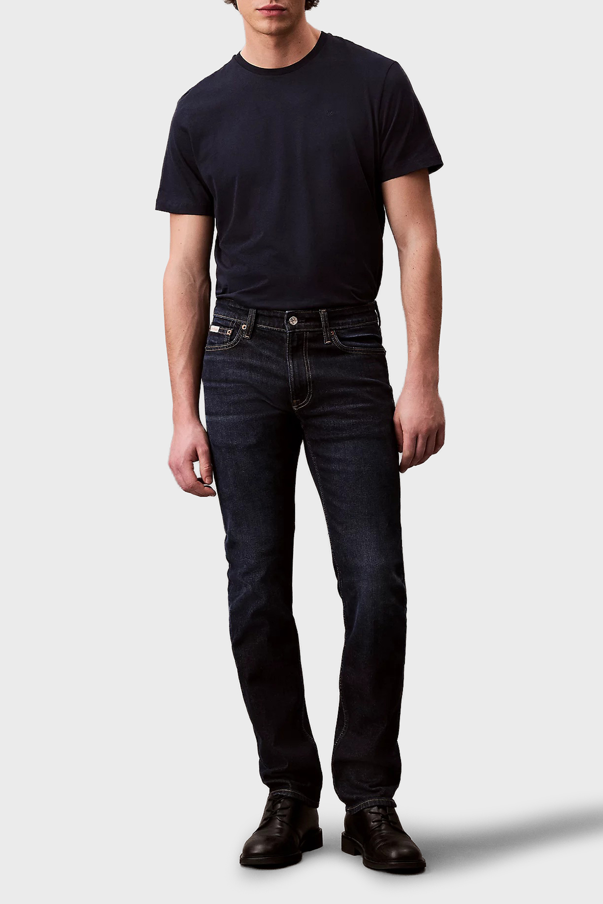Calvin Klein Streç Pamuklu Skinny Fit Düşük Bel Dar Paça Jeans LV04RB740GUB2 Erkek Kot Pantolon LV04RB740G UB2 LACİVERT