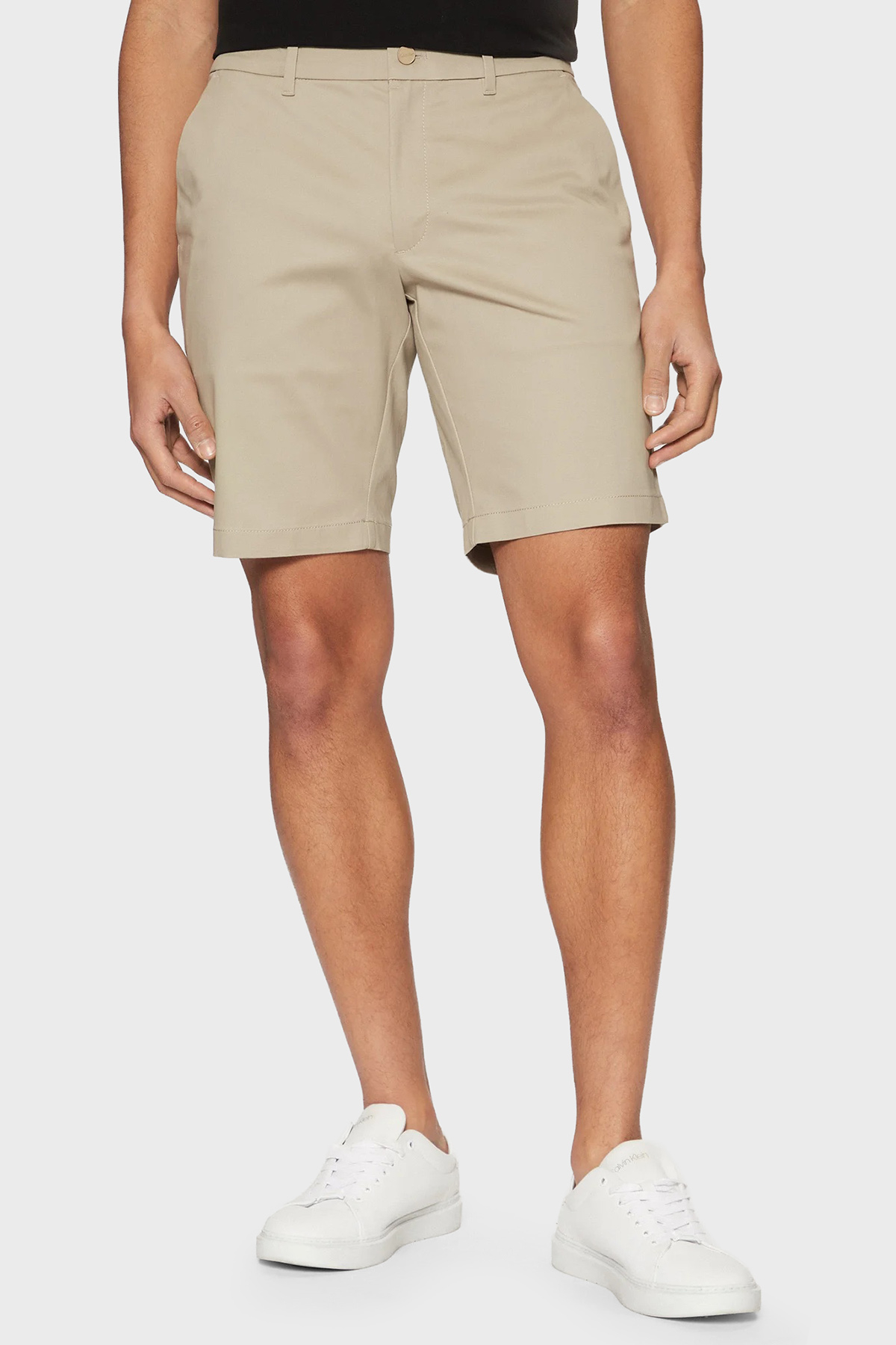 Calvin Klein Streç Pamuklu Slim Fit Normal Bel  K10K114071PAH Erkek Short K10K114071 PAH BEJ
