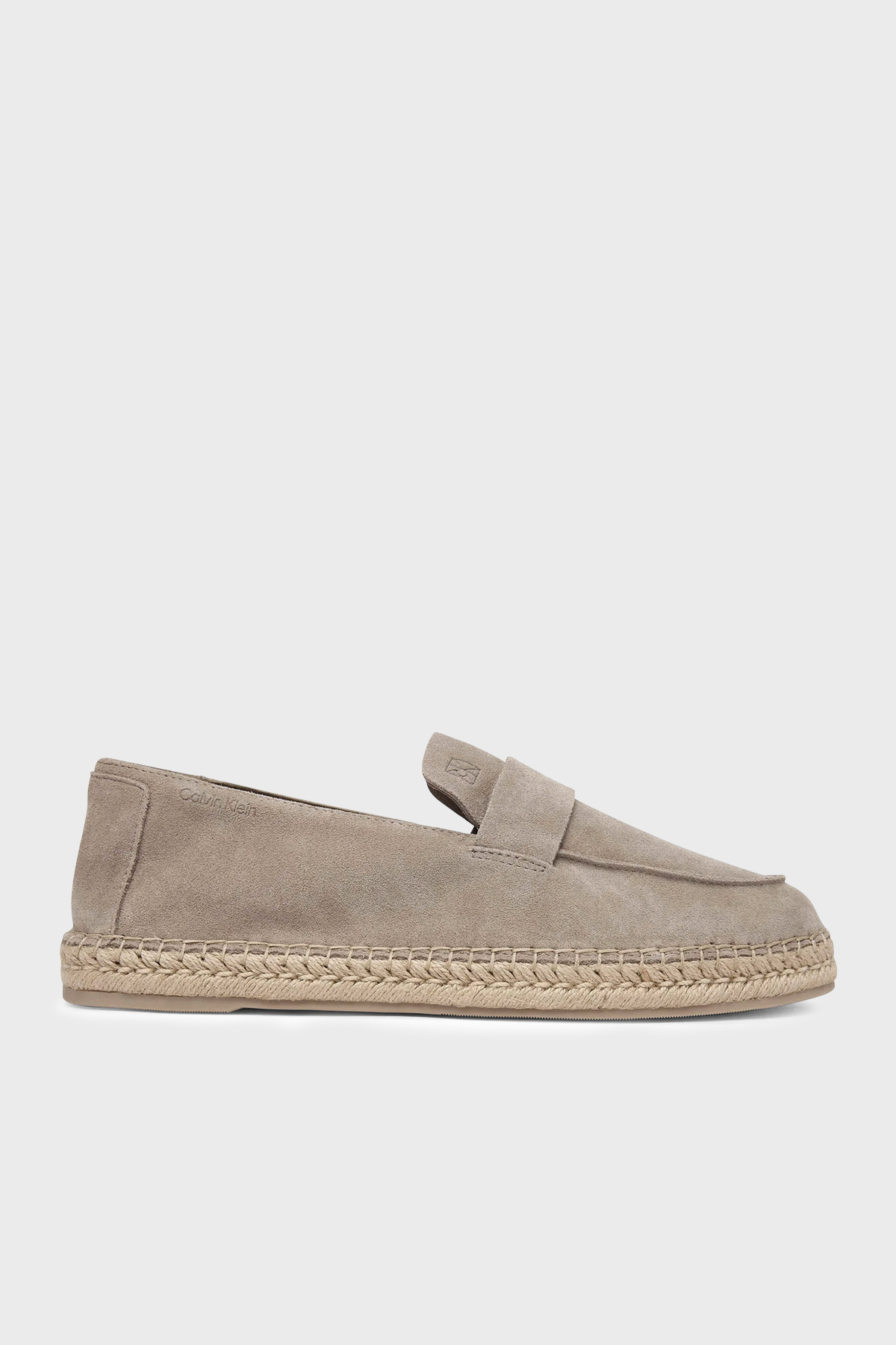 Calvin Klein Süet Logo Detaylı  HM0HM02072PBO Erkek Espadril HM0HM02072 PBO VİZON