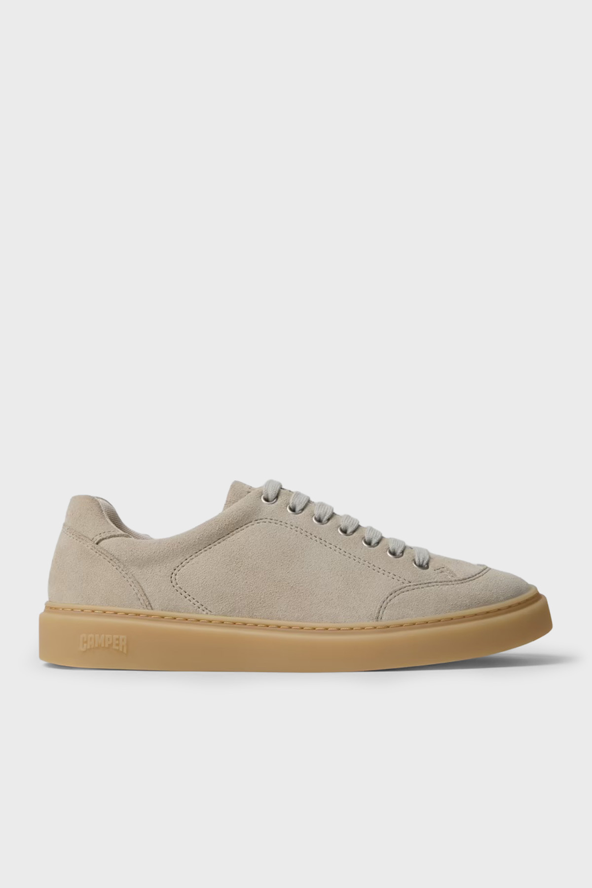 Camper Logolu Süet Sneaker Erkek Ayakkabı K101105-003 Bej