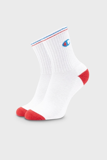 Champion Logolu Pamuklu 3 Pack Unisex Çorap U20013 WHT/WHT/WHT WW001 BEYAZ - 2