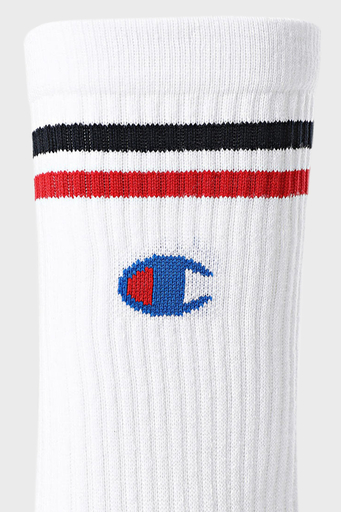 Champion Logolu Pamuklu 3 Pack Unisex Çorap U20113 WHT/WHT/WHT WW001 BEYAZ - 2