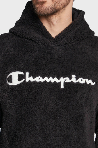 Champion Pamuklu Kapüşonlu Polar Erkek Sweat 214973 NBK/NBK KK001 SİYAH - 4