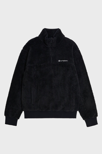 Champion Regular Fit Yarım Fermuarlı Teddy Polar Erkek Sweat 219442 NBK/NBK KK001 SİYAH - 5