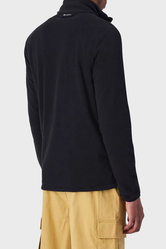 Champion Slim Fit Yarım Fermuarlı Polar Erkek Sweat 219449 NBK/NBK KK001 SİYAH - 2